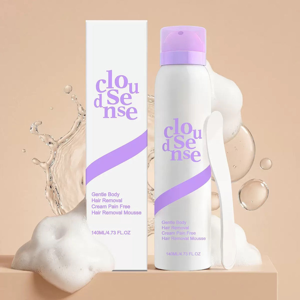 Gentle hair removal mousse